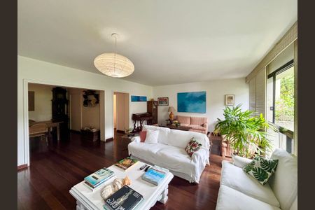 Sala de apartamento para alugar com 4 quartos, 187m² em Gávea, Rio de Janeiro