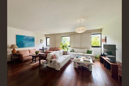 Sala de apartamento para alugar com 4 quartos, 187m² em Gávea, Rio de Janeiro