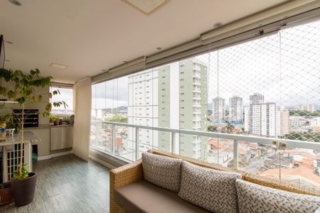 Varanda Gourmet de apartamento à venda com 3 quartos, 110m² em Vila Galvão, Guarulhos