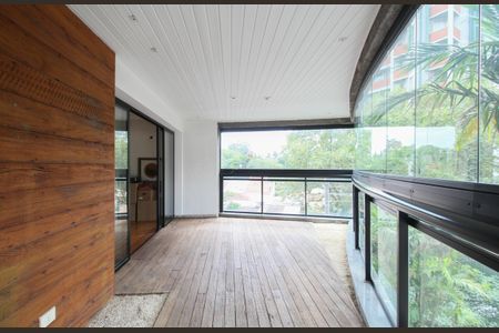 Varanda da Sala de apartamento para alugar com 3 quartos, 265m² em Real Parque, São Paulo