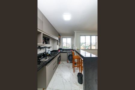 Cozinha de apartamento à venda com 2 quartos, 55m² em Salgado Filho, Belo Horizonte