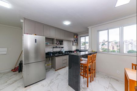 Cozinha de apartamento à venda com 2 quartos, 55m² em Salgado Filho, Belo Horizonte