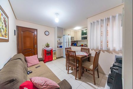 Sala de apartamento à venda com 2 quartos, 50m² em Parque Capuava, Santo André