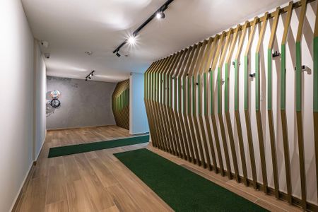 Bicicletário de kitnet/studio para alugar com 1 quarto, 26m² em Jardins, São Paulo