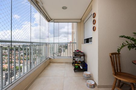 Varanda da Sala de apartamento para alugar com 3 quartos, 84m² em Vila Suzana, São Paulo