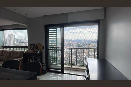Sala/cozinha de apartamento à venda com 1 quarto, 40m² em City Bussocaba, Osasco