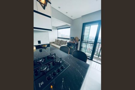 Sala/cozinha de apartamento à venda com 1 quarto, 40m² em City Bussocaba, Osasco