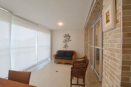 Varanda da Sala de apartamento para alugar com 3 quartos, 168m² em Parque Enseada, Guarujá