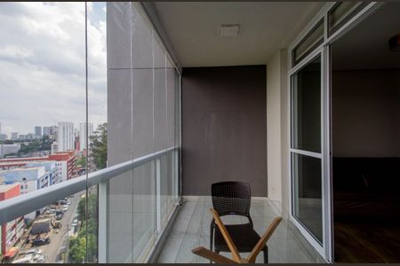 Varanda de kitnet/studio para alugar com 1 quarto, 34m² em Real Parque, São Paulo