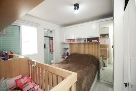 Suíte de apartamento à venda com 2 quartos, 100m² em Jardim Santo Alberto, Santo André