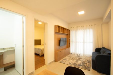 Sala de apartamento para alugar com 1 quarto, 55m² em Jardim Emilia, Sorocaba