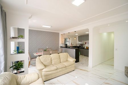 Sala de estar de apartamento à venda com 2 quartos, 76m² em Vila Nova Manchester, São Paulo