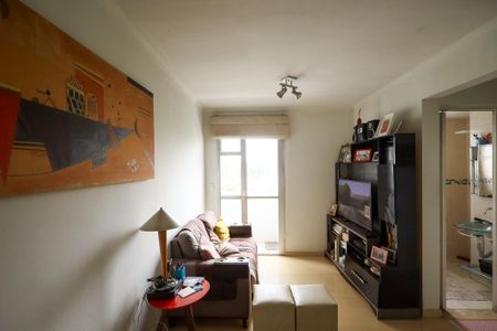 Sala de estar- Sala de jantar de apartamento à venda com 2 quartos, 50m² em Jardim Taquaral, São Paulo