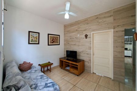 Sala de casa de condomínio para alugar com 1 quarto, 65m² em Guilhermina, Praia Grande