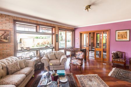 Sala de casa de condomínio à venda com 4 quartos, 490m² em Residencial Cinco (alphaville), Santana de Parnaíba