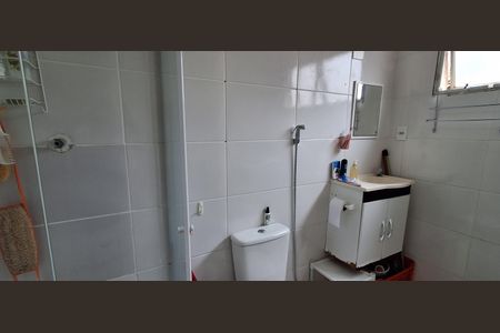 Banheiro Social de apartamento à venda com 1 quarto, 47m² em Vila Helena, São Bernardo do Campo