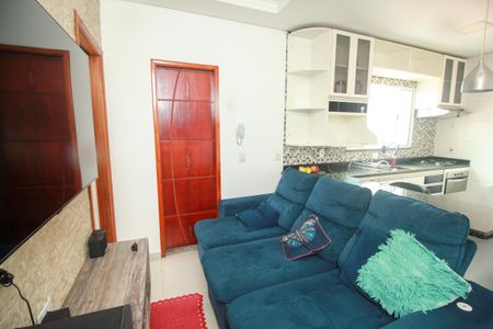 Sala de apartamento para alugar com 2 quartos, 76m² em Jardim Santo Alberto, Santo André