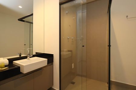 Banheiro de kitnet/studio à venda com 1 quarto, 22m² em Cerqueira César, São Paulo