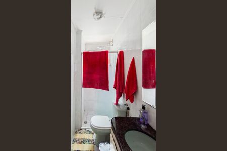 Banheiro da Suíte de apartamento à venda com 2 quartos, 61m² em Santa Cruz, Belo Horizonte