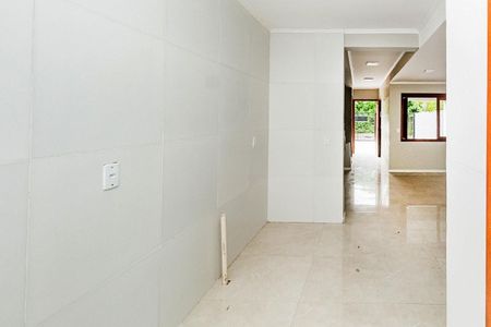 Cozinha de casa para alugar com 3 quartos, 102m² em Mário Quintana, Viamão