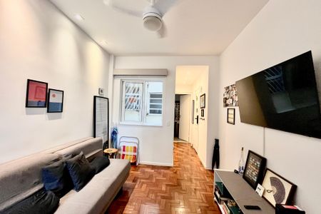 Sala de apartamento para alugar com 1 quarto, 40m² em Ipanema, Rio de Janeiro