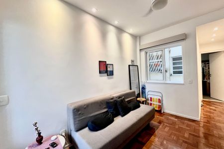 Sala de apartamento para alugar com 1 quarto, 40m² em Ipanema, Rio de Janeiro