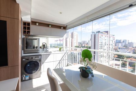 Varanda gourmet de apartamento à venda com 2 quartos, 71m² em Vila Antonieta, Guarulhos