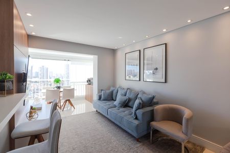 Sala de apartamento à venda com 2 quartos, 71m² em Vila Antonieta, Guarulhos