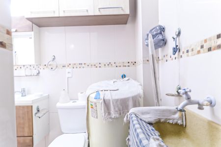 Banheiro de kitnet/studio para alugar com 1 quarto, 32m² em Méier, Rio de Janeiro