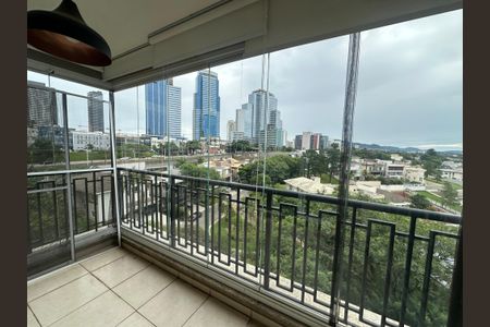 Varanda da Sala de apartamento para alugar com 2 quartos, 74m² em Alphaville Conde Ii, Barueri
