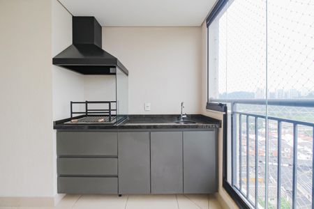 Varanda da Sala de apartamento para alugar com 2 quartos, 68m² em Santo Amaro, São Paulo
