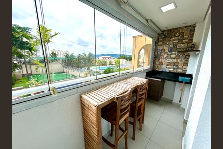 Varanda da Sala de apartamento para alugar com 2 quartos, 52m² em Jardim Flor da Montanha, Guarulhos