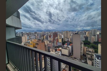 Vista da Varanda de kitnet/studio à venda com 1 quarto, 22m² em Santa Ifigênia, São Paulo
