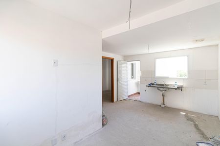 Sala/Cozinha de apartamento à venda com 2 quartos, 40m² em Parque Boturussu, São Paulo