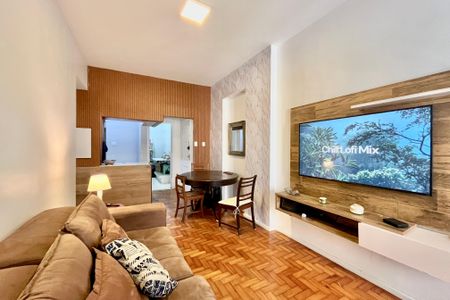 Sala de apartamento para alugar com 2 quartos, 70m² em Ipanema, Rio de Janeiro