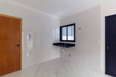 Cozinha de apartamento para alugar com 2 quartos, 44m² em Vila Paulo Silas, São Paulo