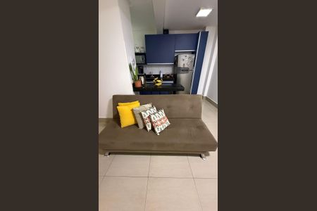 Sala de apartamento para alugar com 1 quarto, 38m² em Vila São João, Goiânia