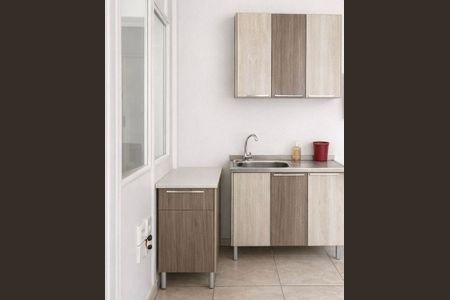 Cozinha de kitnet/studio para alugar com 1 quarto, 33m² em Cristo Redentor, Porto Alegre