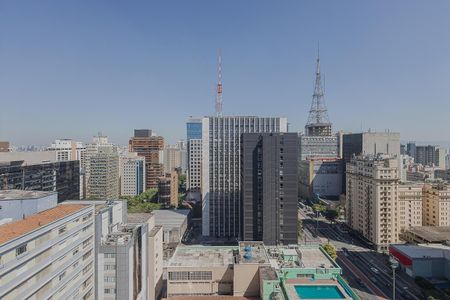 Vista da Sala de apartamento para alugar com 1 quarto, 55m² em Jardins, São Paulo
