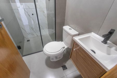 Banheiro de apartamento para alugar com 1 quarto, 44m² em Vila Nogueira, Diadema