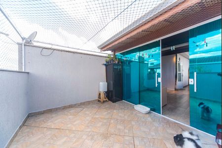 Varanda da Sala de apartamento à venda com 3 quartos, 106m² em Vila Guarani, Santo André