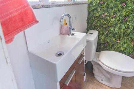 Lavabo de apartamento à venda com 3 quartos, 106m² em Vila Guarani, Santo André