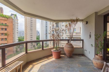 Vista/Varanda da Sala de apartamento à venda com 4 quartos, 460m² em Pinheiros, São Paulo