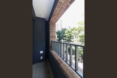 Varanda de kitnet/studio à venda com 1 quarto, 27m² em Paraíso, São Paulo