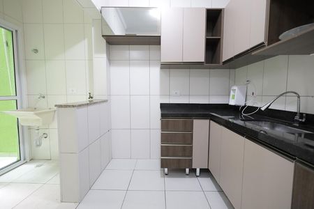 Cozinha de apartamento à venda com 2 quartos, 70m² em Vila Curuçá, Santo André