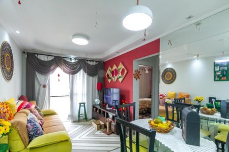 Sala de apartamento à venda com 2 quartos, 55m² em Jardim Colonial, São Bernardo do Campo