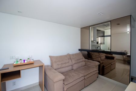 Sala de apartamento para alugar com 2 quartos, 53m² em Cabral, Contagem