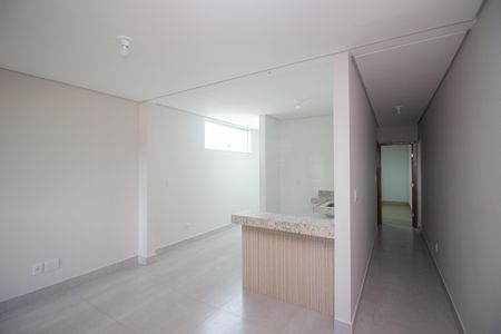 Sala de apartamento para alugar com 2 quartos, 53m² em Tijuca, Contagem