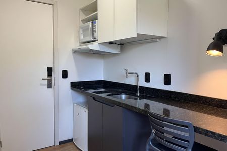Studio de kitnet/studio para alugar com 1 quarto, 15m² em Vila Matias, Santos