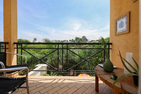 Varanda da Sala de casa de condomínio para alugar com 4 quartos, 550m² em Jardim Morumbi, São Paulo